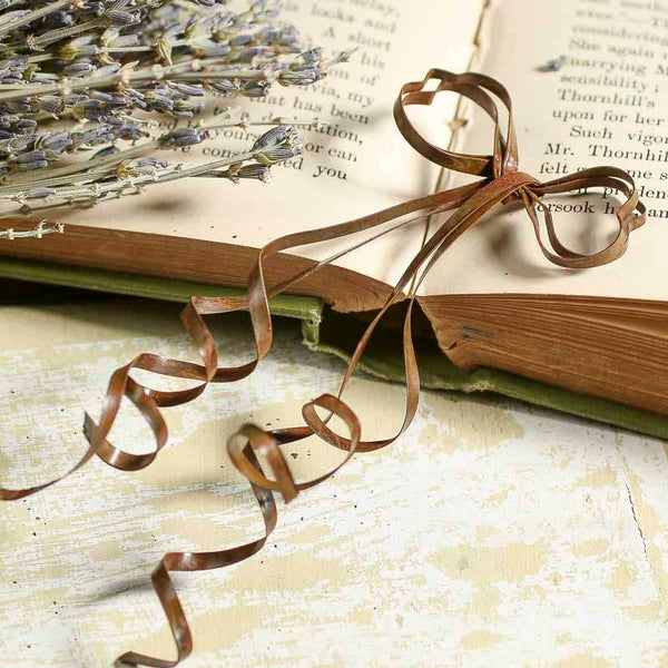 6" Rusty Patina Tin Bow – Vintage Look Decor Accent