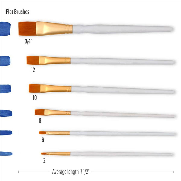 Plaid Crafts - FolkArt Artist Variety Brush Set 10 Piece