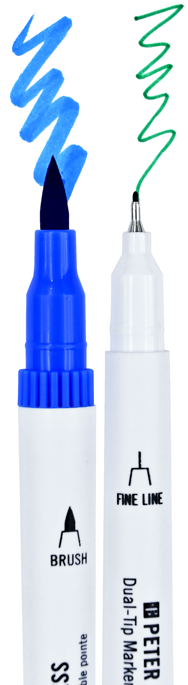 Peter Pauper Press - Studio Series Dual-Tip Coloring Markers (set of 60)