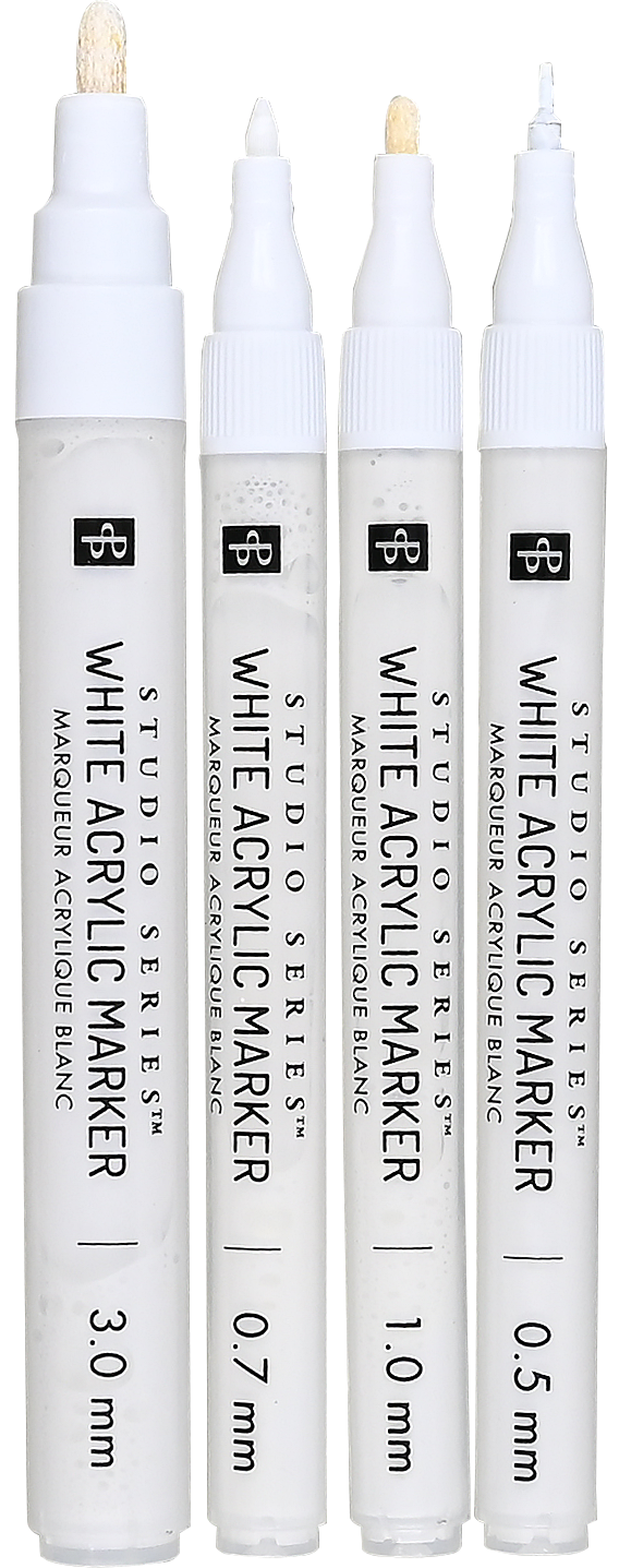 Peter Pauper Press - Studio Series White Acrylic Markers