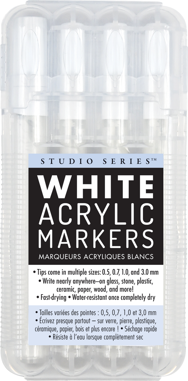 Peter Pauper Press - Studio Series White Acrylic Markers