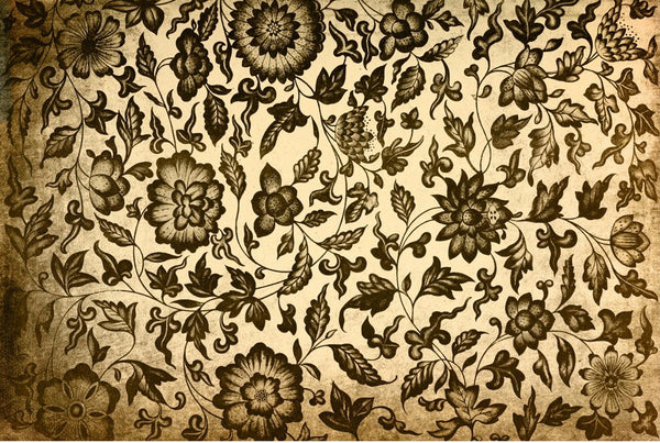 Grungy Floral 20x30 in Decoupage  - Roycycled Treasures