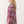 Gisele Embroidered Poncho: Mulberry with Mauve / One Size Fits Most