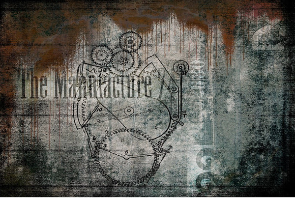 Manufactured Heart  Decoupage Paper  - Roycycled Treasures