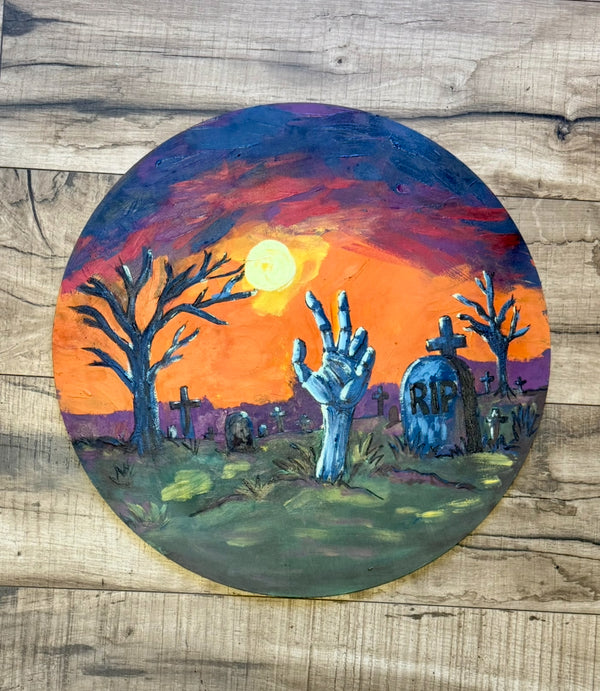 The Rising Paint Night at Home by ChicaTiza - 10inch