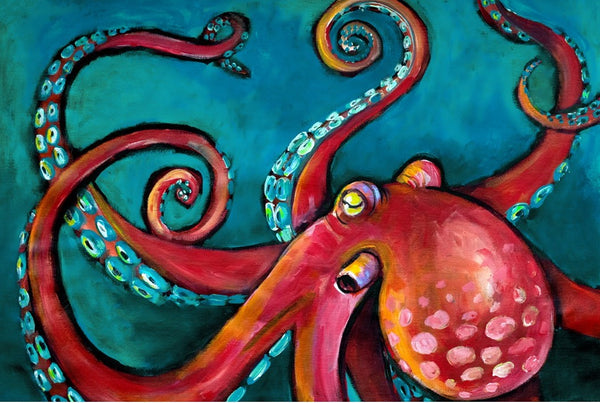 Octopus Decoupage  Paper - Roycycled Treasures