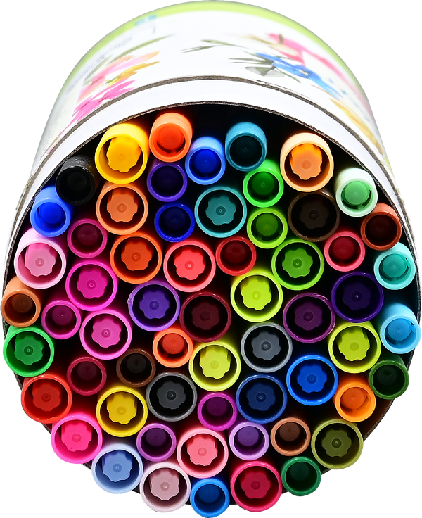 Peter Pauper Press - Studio Series Dual-Tip Coloring Markers (set of 60)