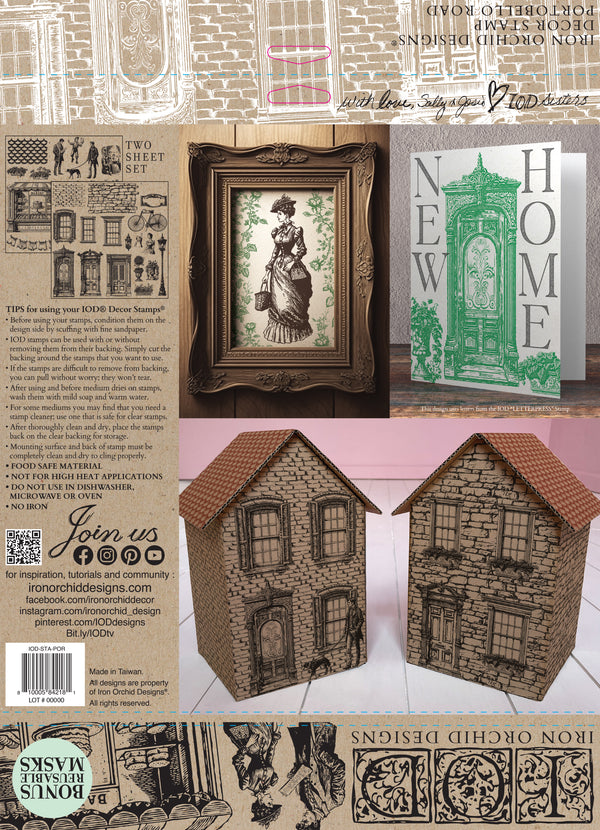 Portobello Road  12x12 IOD Stamp™