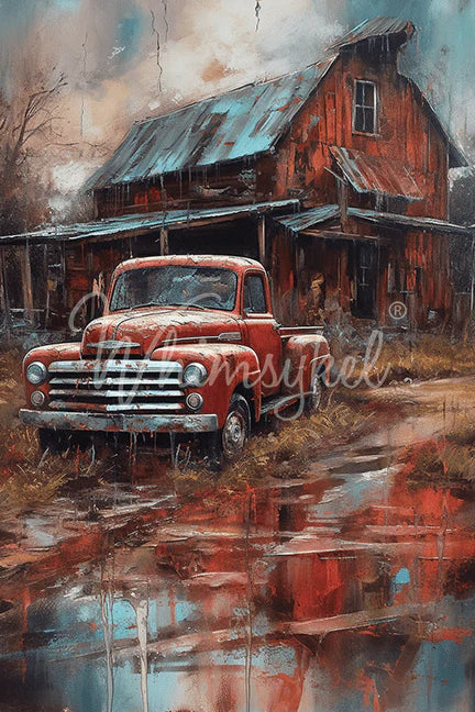 Rural Reflections Decoupage Tissue Paper 21 x 29 in | Whimsykel