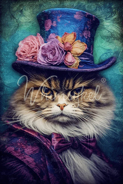Sour Puss Decoupage Tissue Paper 21 x 29 in | Whimsykel