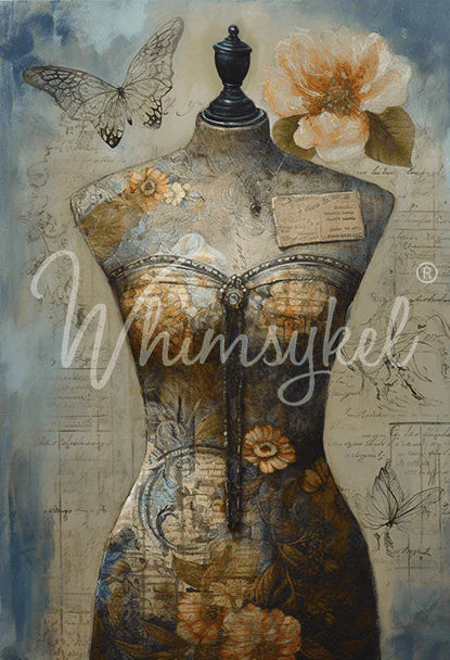 Dressmakers Dream Decoupage Tissue Paper 21 x 29 in| Whymsykel