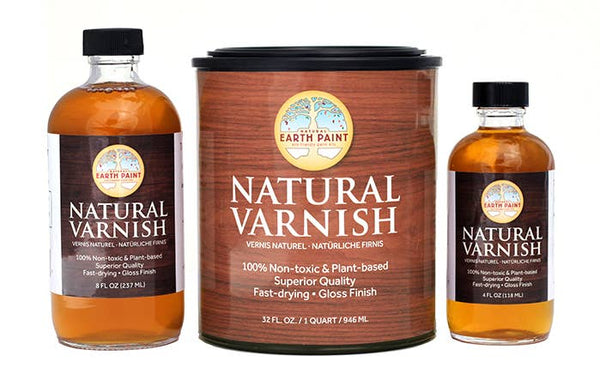 Natural Varnish – 4 oz & 32 oz by Natural Earth Paint