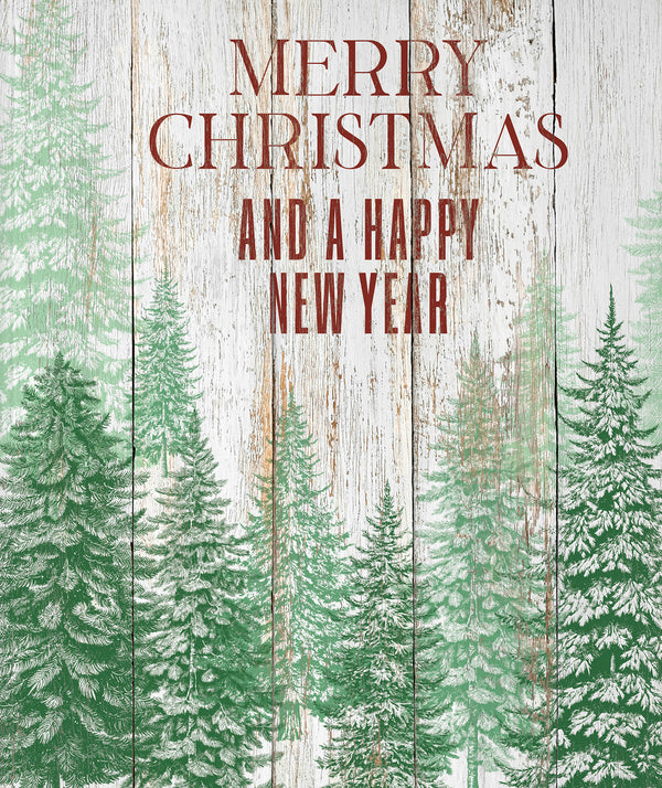 Winter Forest 12x12 IOD Stamp