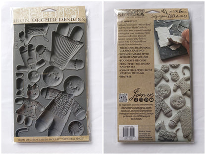 IOD  Ginger and Spice 6x10 IOD Moulds™