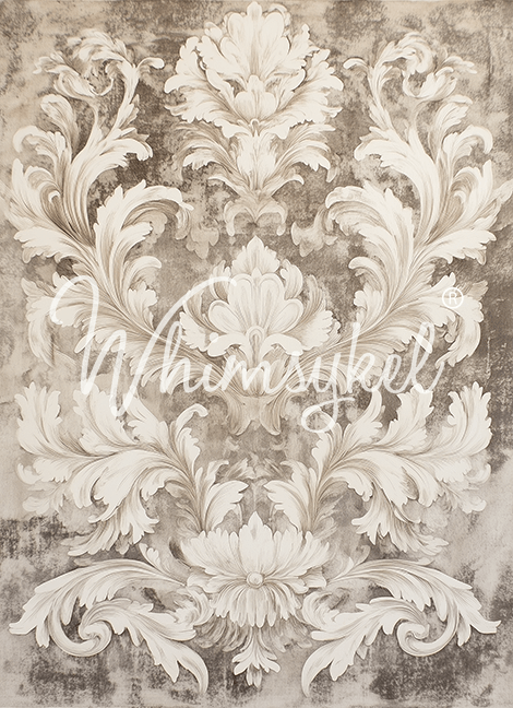 Neutral Barroque Decoupage Tissue Paper 21x 29 in | Whimsykel (
