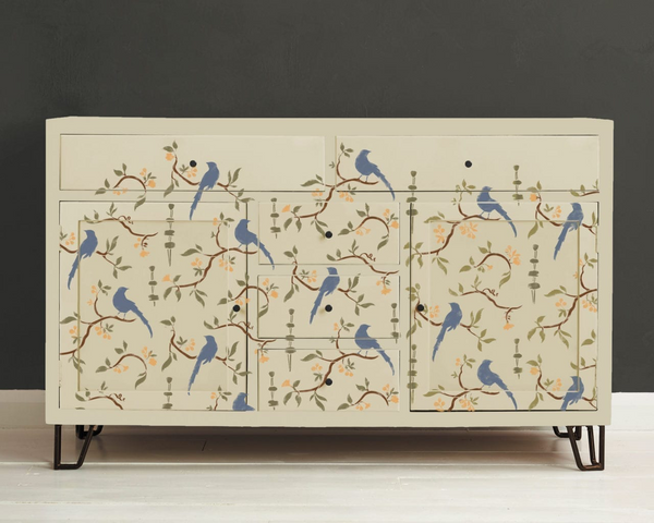 Chinoiserie Birds  - Annie Sloan Stencil