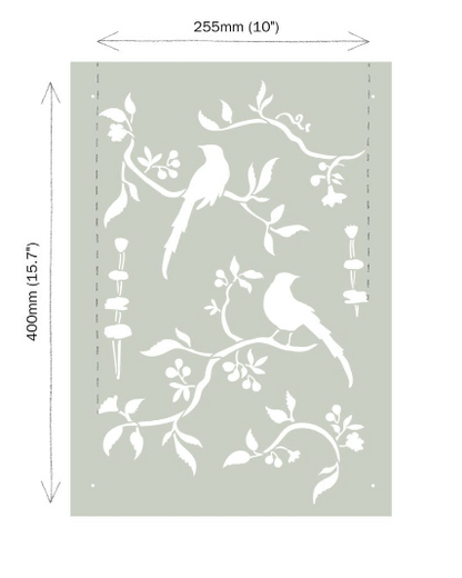 Chinoiserie Birds  - Annie Sloan Stencil