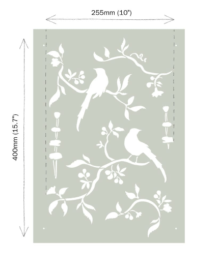 Chinoiserie Birds  - Annie Sloan Stencil