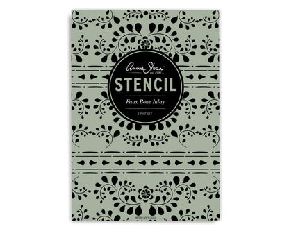 Faux Bone Inlay  - Annie Sloan Stencil