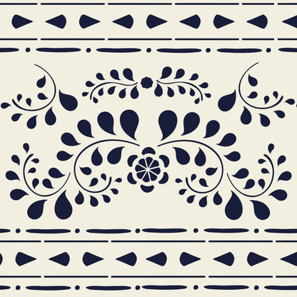 Faux Bone Inlay  - Annie Sloan Stencil