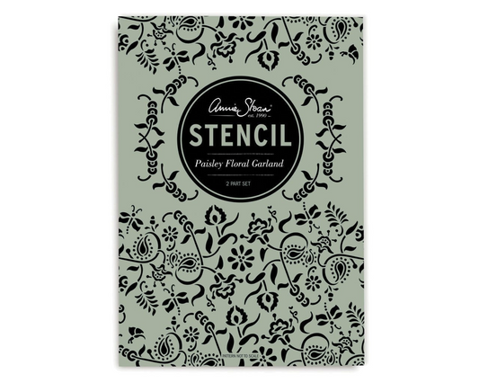 PaisleyFloral Annie Sloan Stencil