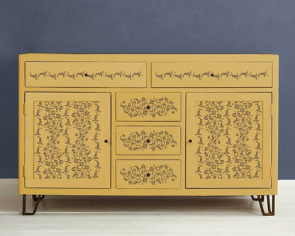 PaisleyFloral Annie Sloan Stencil