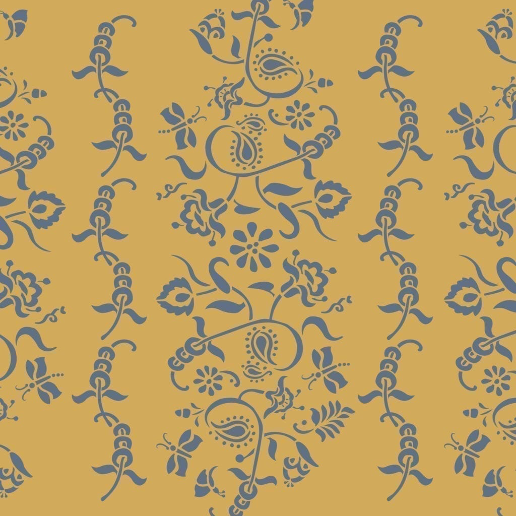 PaisleyFloral Annie Sloan Stencil