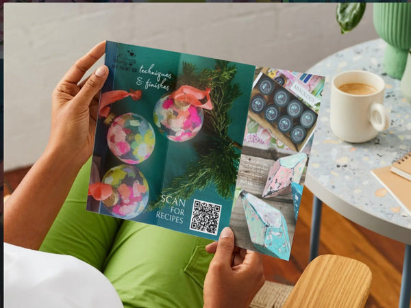 DIY Paint Holiday Edition Sampler Box - 7 Colors + Golden Ticket Liquid Patina!