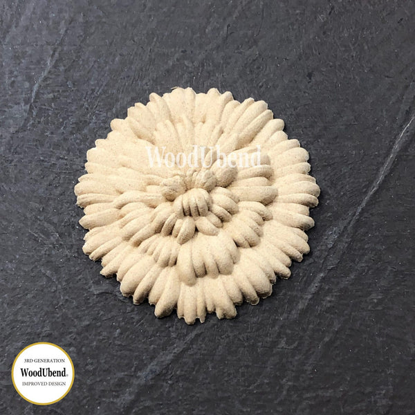 Pack of Five Flat Carnations WUB0356 5cms
