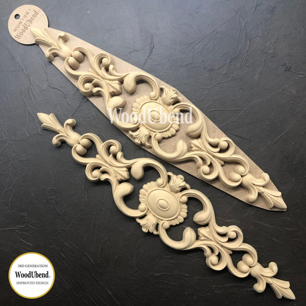 Pack of Two Pediments WUB1381 43.5x9cms
