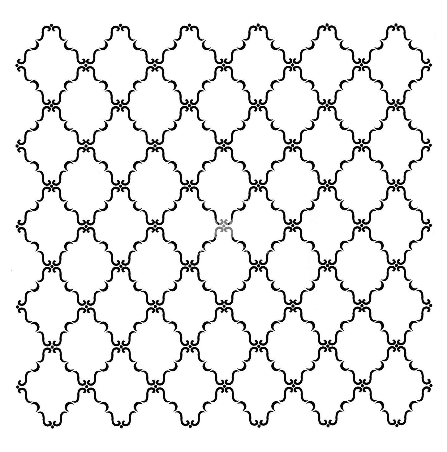 Posh Chalk Stencil Dainty Trellis 50x50cm