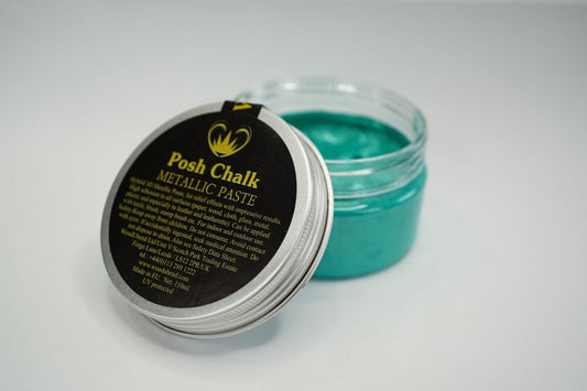 Posh Chalk Metallic Paste -  Green Fhthalo 110ml