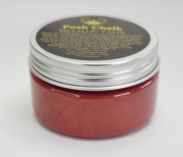 Posh Chalk Metallic Paste -  Red Alizarin 110ml