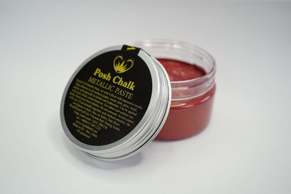 Posh Chalk Metallic Paste -  Red Alizarin 110ml