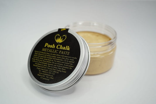 Posh Chalk Metallic Paste - Shiny Gold 110ml