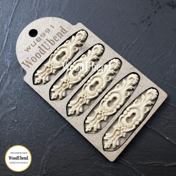 Pack of Five Keyhole WUB0991 6.9x6.6cms