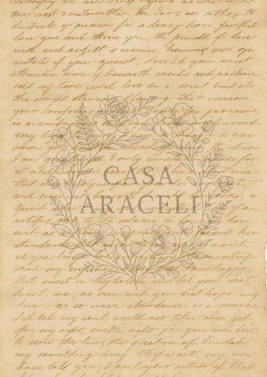 Ephemera & Ink – Casa Araceli Essentials Collection Decoupage A4 (6 sheets)