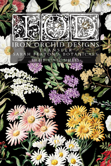 SARAH FEATON’S BOTANICALS IOD TRANSFER 8X12 PAD™