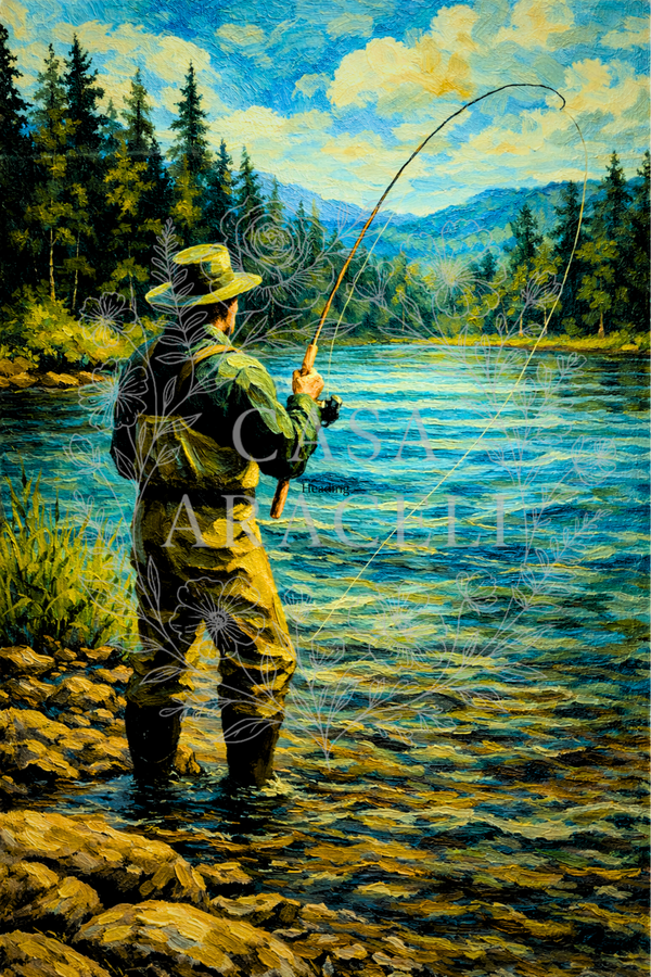 The Fisher man Decoupage Paper |Casa Araceli by Chica Tiza