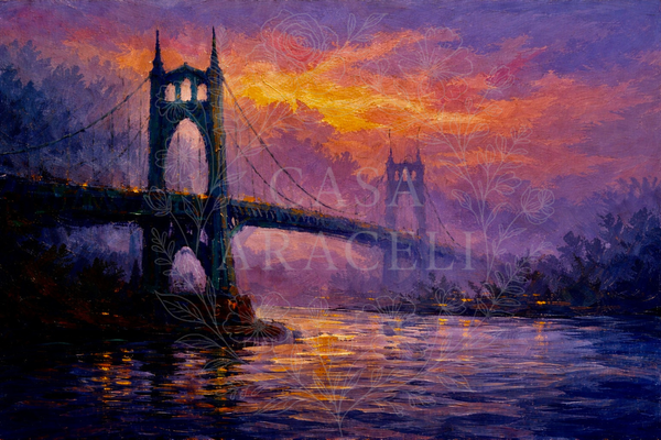 Sunset at Saint John’s Decoupage Paper | Casa Araceli by ChicaTiza