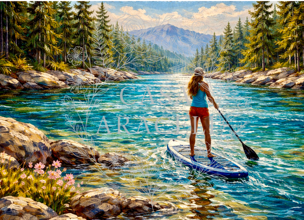 Sandy On the River - Decoupage Paper | Casa Araceli by ChicaTiza