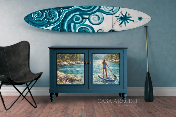 Sandy On the River - Decoupage Paper | Casa Araceli by ChicaTiza