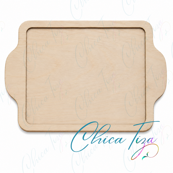9 × 12 Cookie Sheet Wooden Cutout, Two-Layer | ChicaTiza