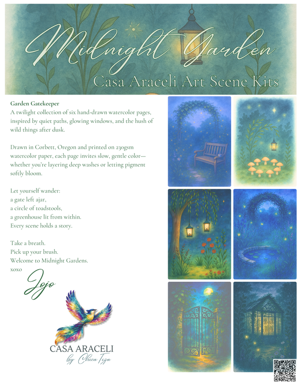Midnight Garden – Casa Araceli Art Scene Kit