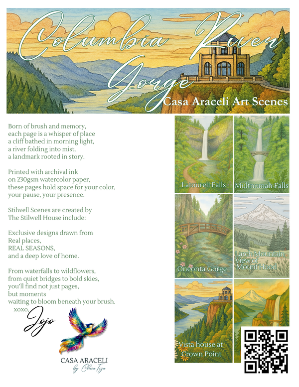 The Columbia River Gorge – Casa Araceli Art Scene Kit
