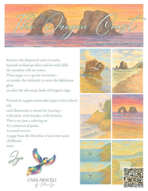 Oregon Coast – Casa Araceli Art Scene Kit