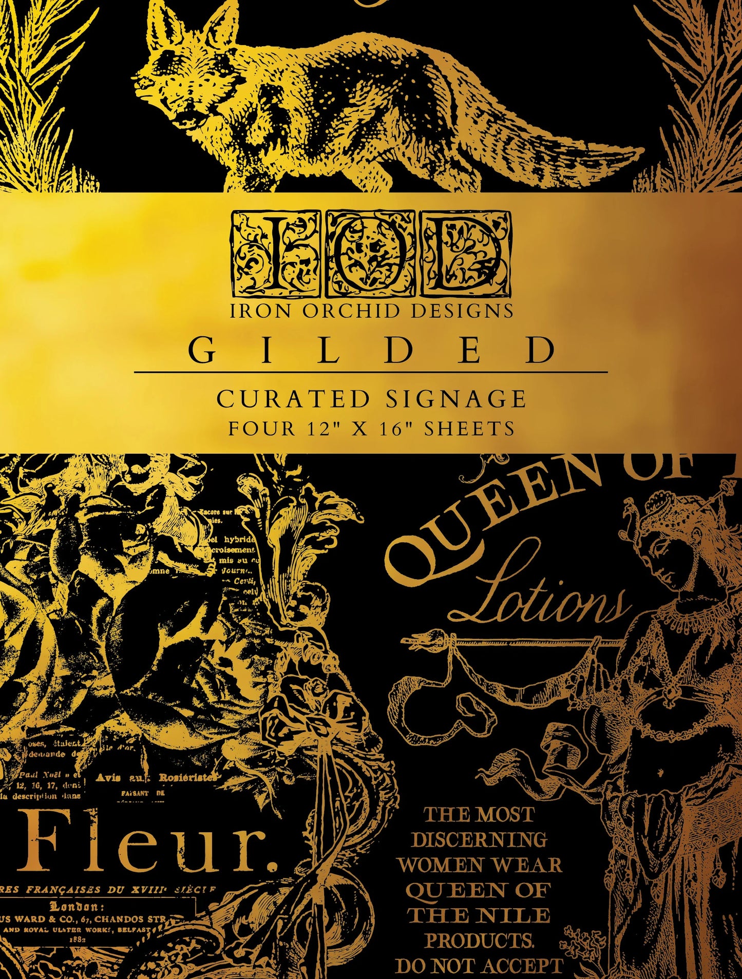 Curated Signage Foil Transfer - Iron Orchid Designs