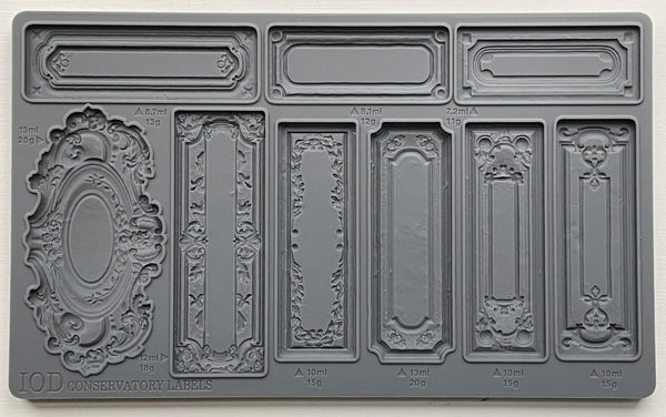 CONSERVATORY LABELS 6X10 IOD MOULD™