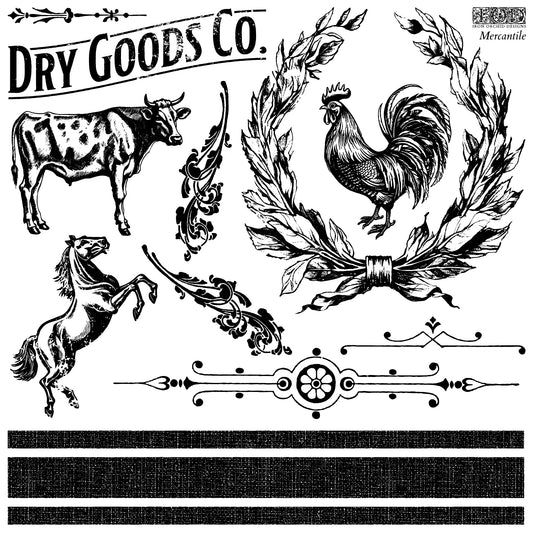 MERCANTILE 12X12 IOD STAMP™