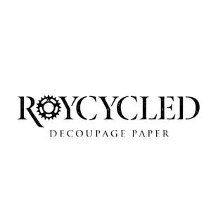 Logo of Roycycled Decoupage Paper on a white background